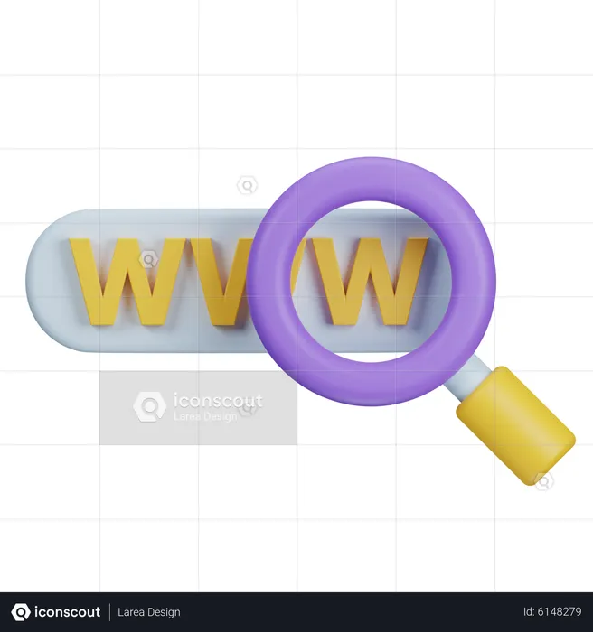 Search Engine  3D Icon