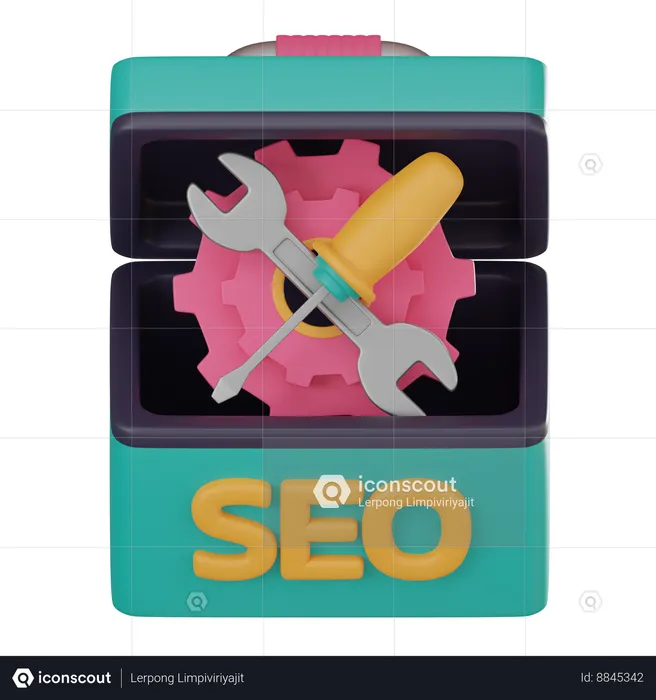 Search Engine Optimization  3D Icon