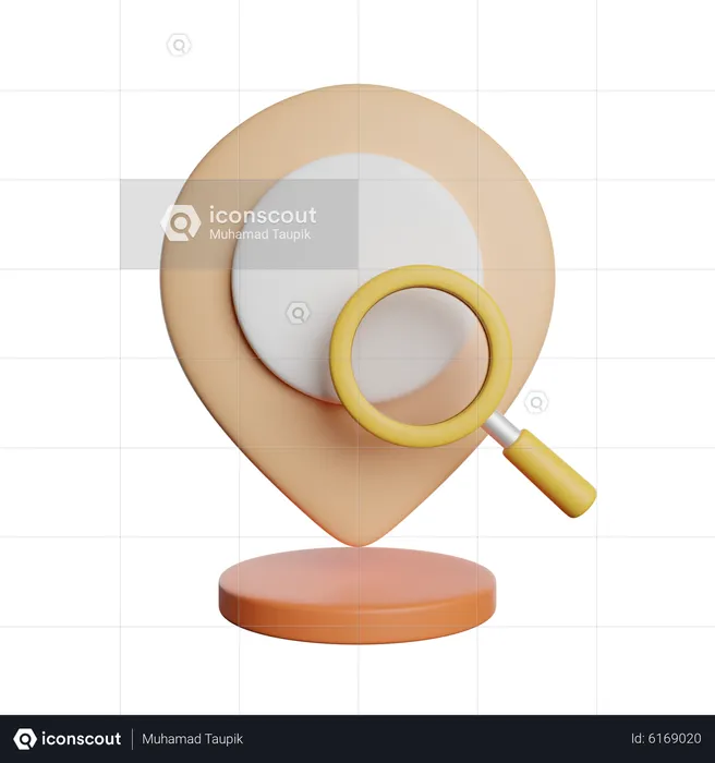 Search Find Location  3D Icon