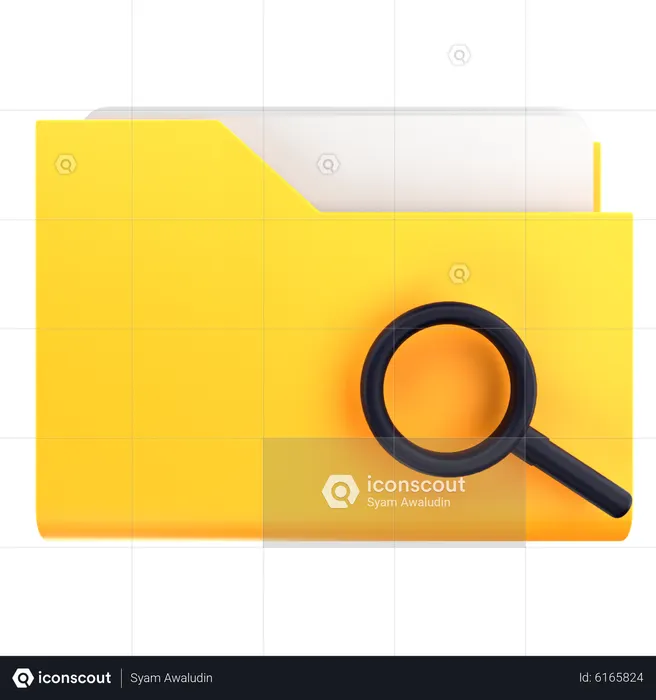 Search Folder  3D Icon