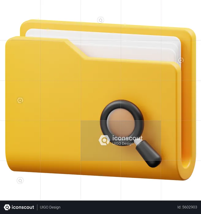 Search Folder  3D Icon