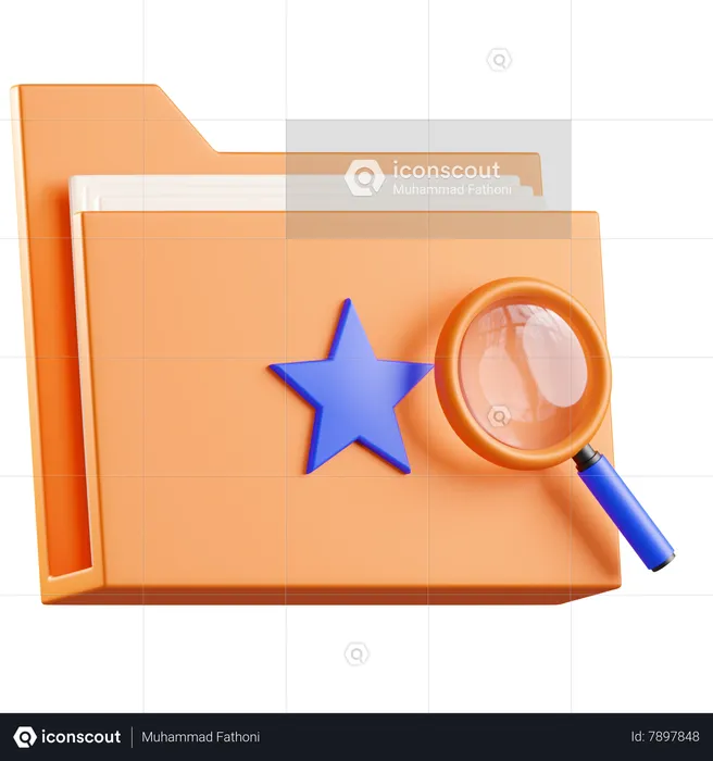 Search Folder  3D Icon