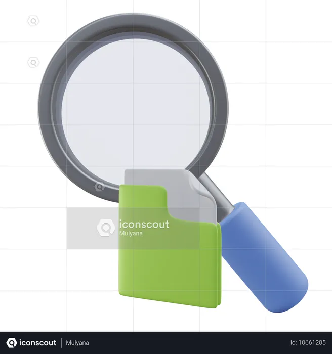 Search Folder  3D Icon