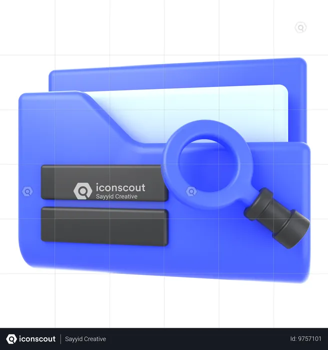 Search Folder  3D Icon