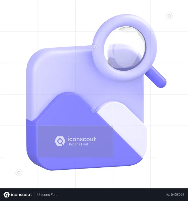 Search Image  3D Icon