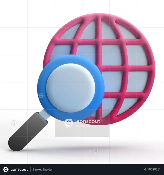 Search Internet  3D Icon