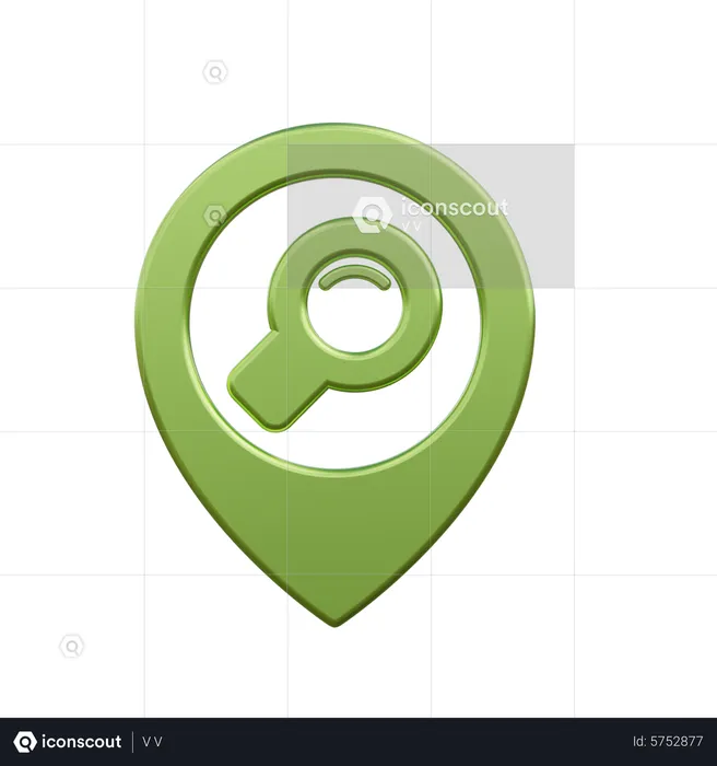 Search location  3D Icon