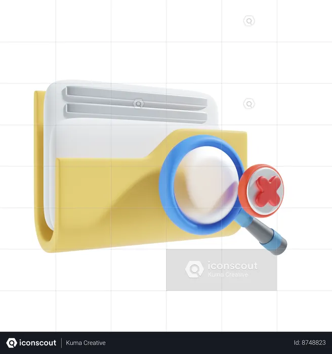 Search not found  3D Icon