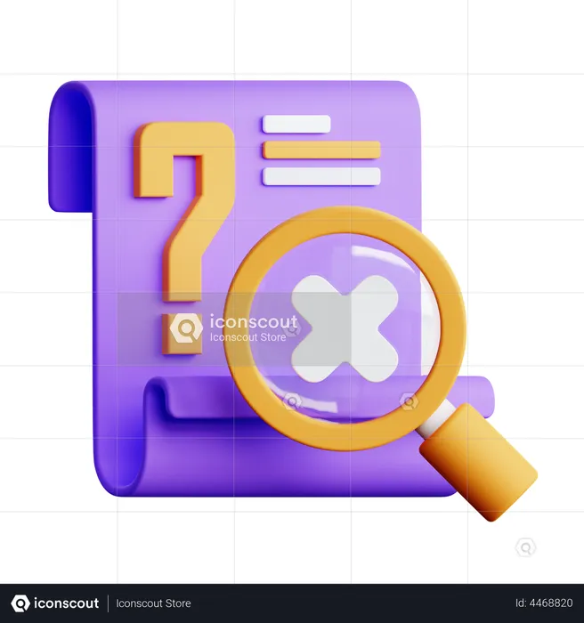 Search Not Found  3D Illustration