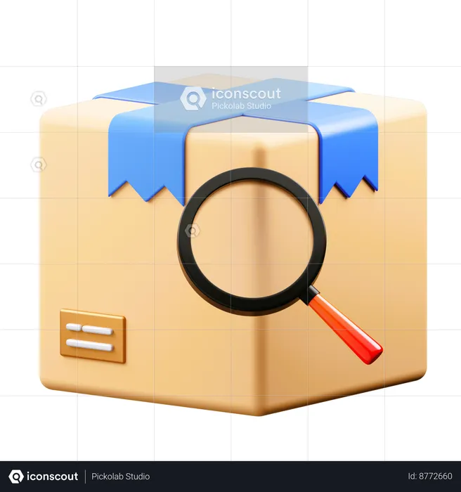 Search package  3D Icon