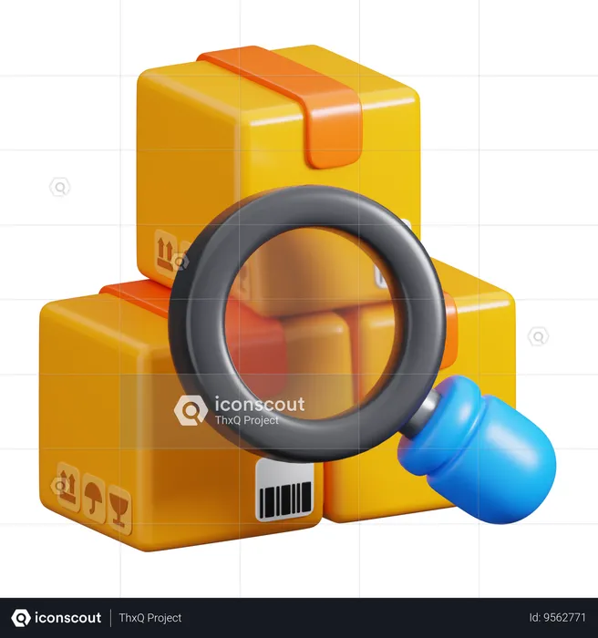 Search Packages  3D Icon