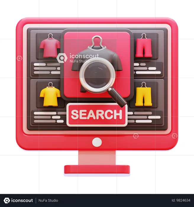 SEARCH PRODUCT  3D Icon
