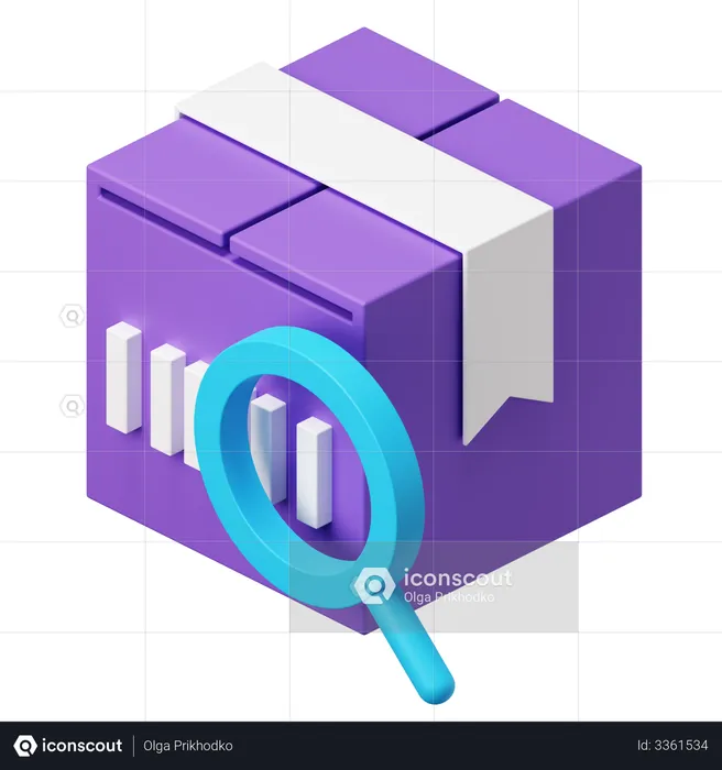Search Product  3D Illustration