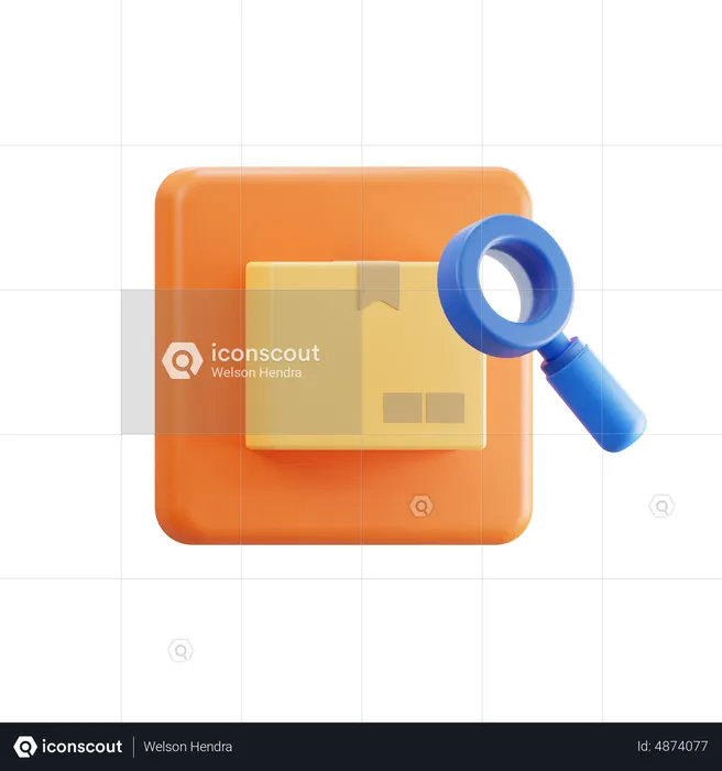 Search Products  3D Icon