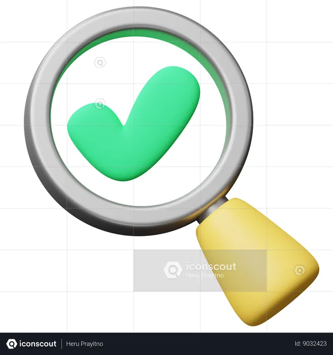 Search Thick  3D Icon