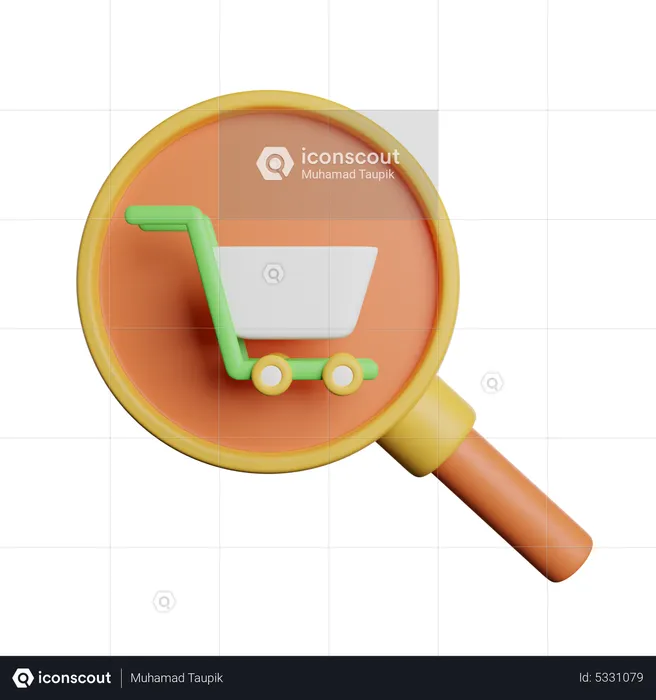 Searching Product  3D Icon