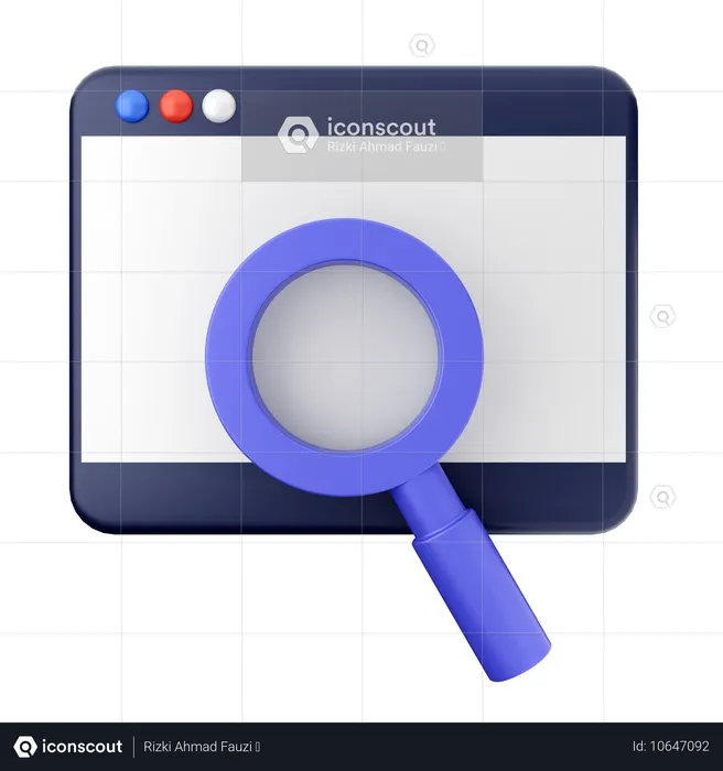 Searching Seo  3D Icon