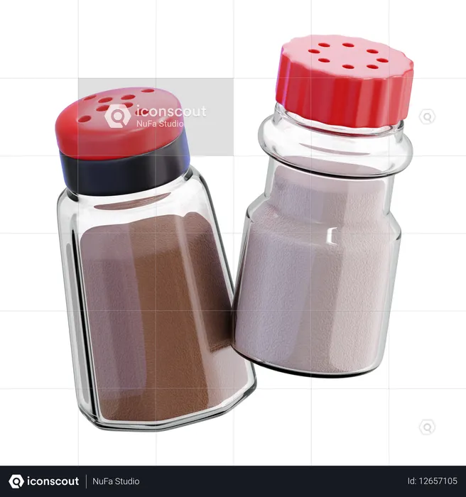 調味料  3D Icon