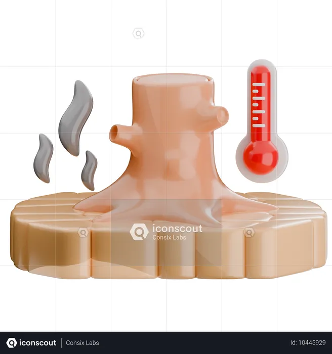 Sécheresse  3D Icon