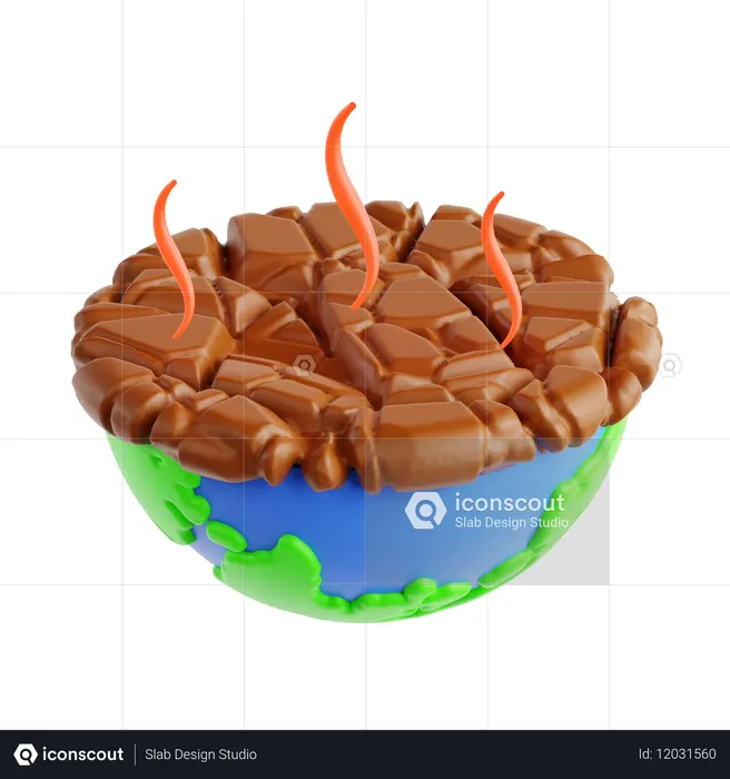 Sécheresse  3D Icon