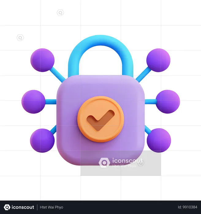 Secure Connection  3D Icon