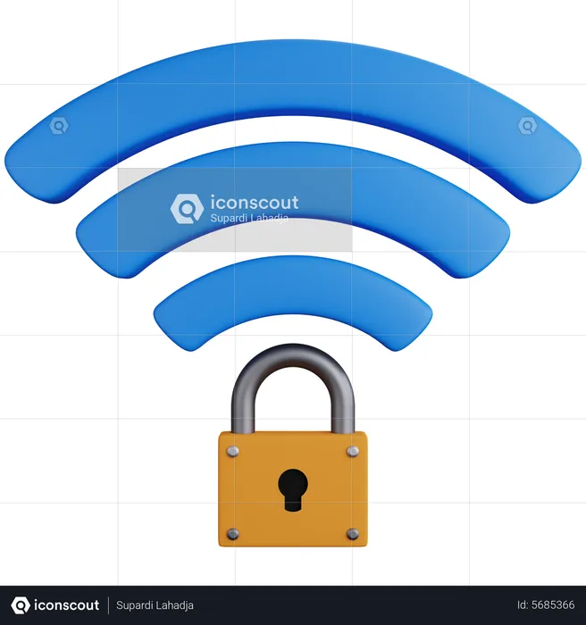 Secure Connection  3D Icon