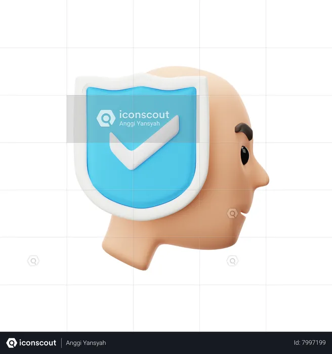 Secure Emotion  3D Icon
