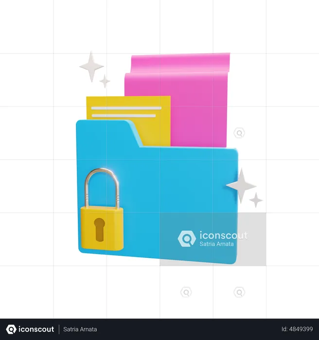 Secure Folder  3D Icon