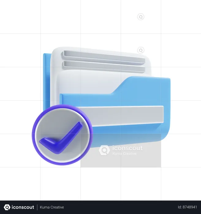 Secure folder  3D Icon