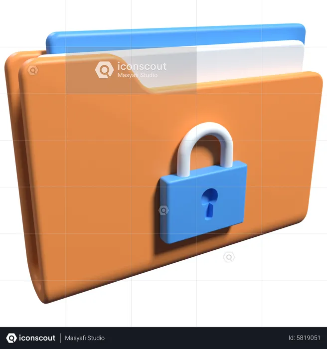 Secure Folder  3D Icon