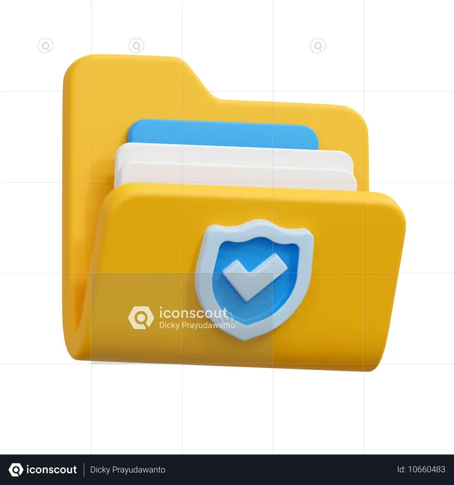 Secure folder  3D Icon