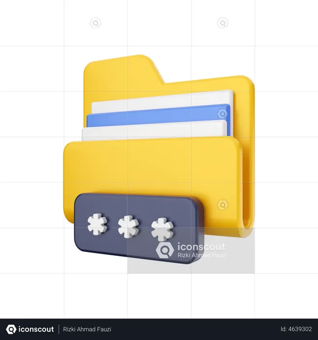 Secure Folder  3D Icon