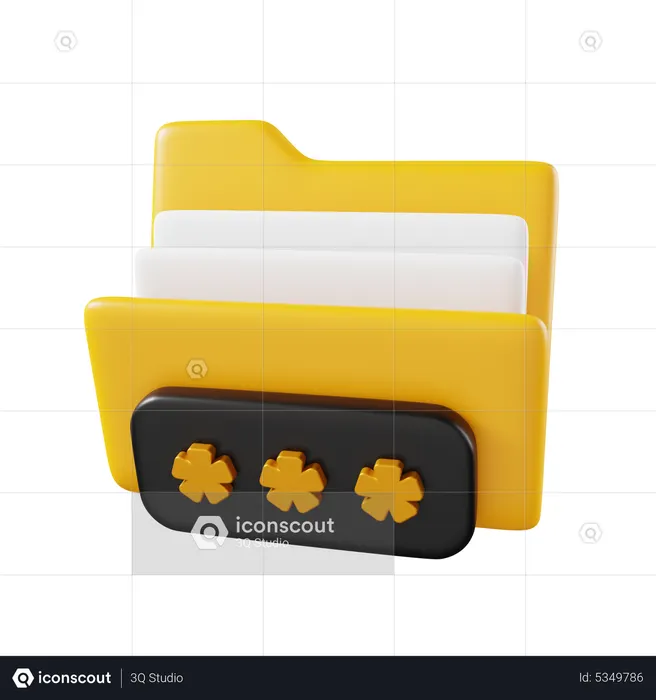 Secure Folder  3D Icon