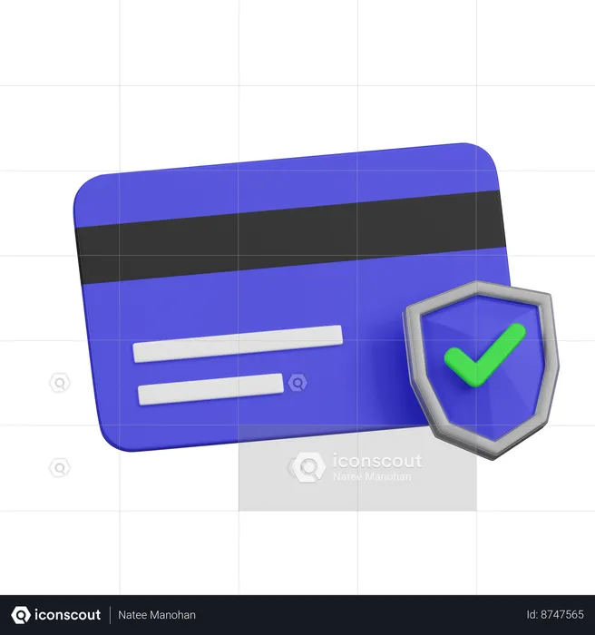 Secure Payment  3D Icon