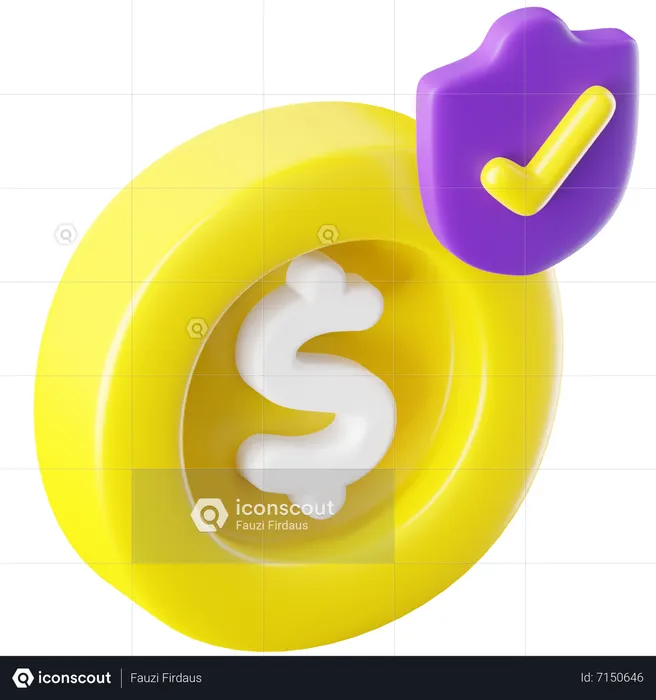 Secure Payment  3D Icon