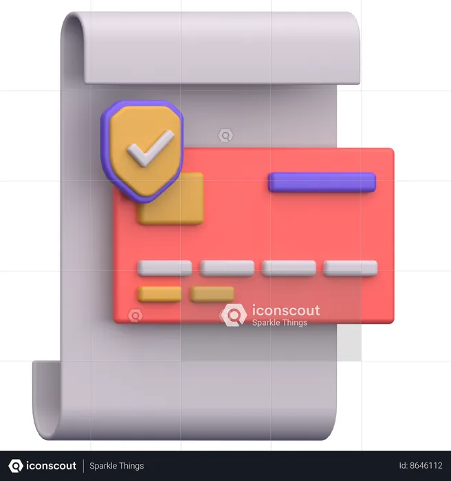 Secure Payment  3D Icon