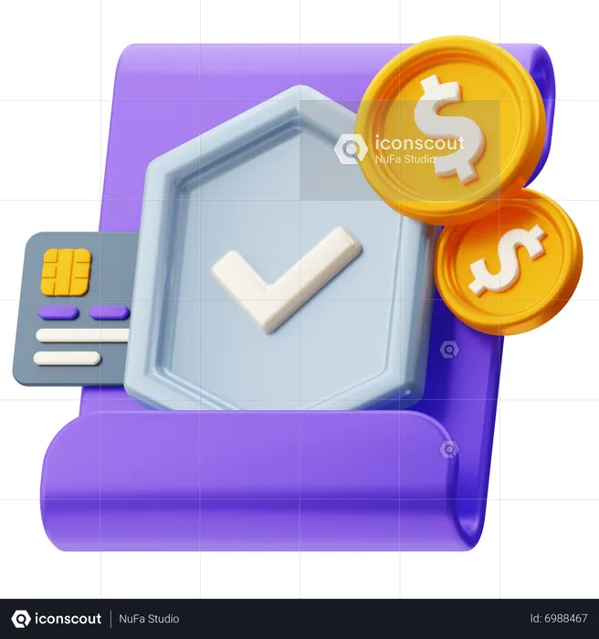 Secure Payment  3D Icon