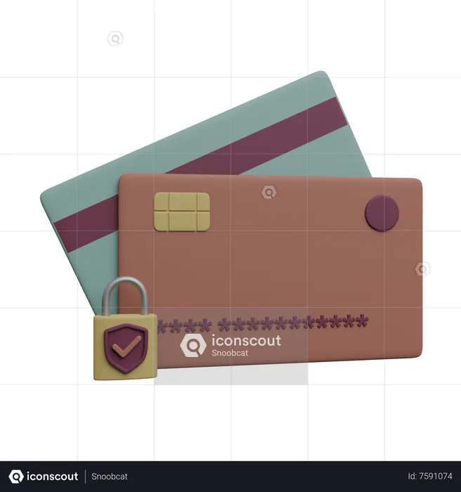 Secure Payment  3D Icon