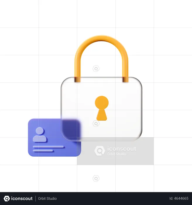 Secure Payment  3D Illustration