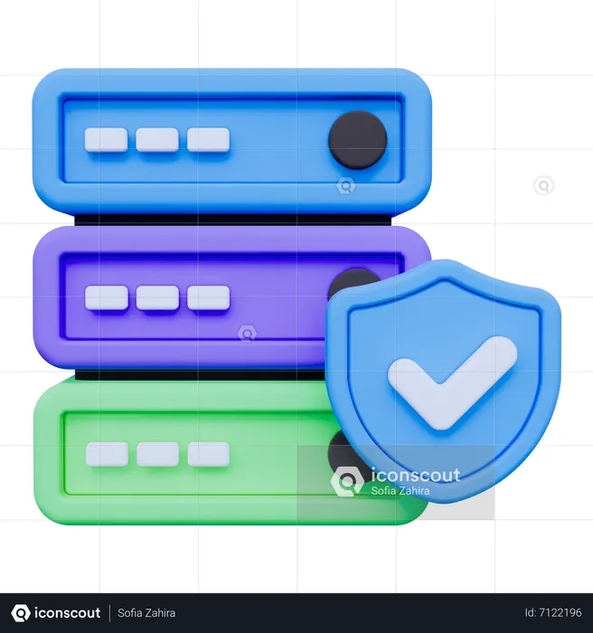 Secure Storage  3D Icon