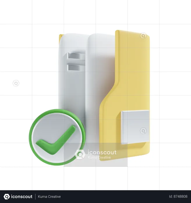 Secured folder  3D Icon