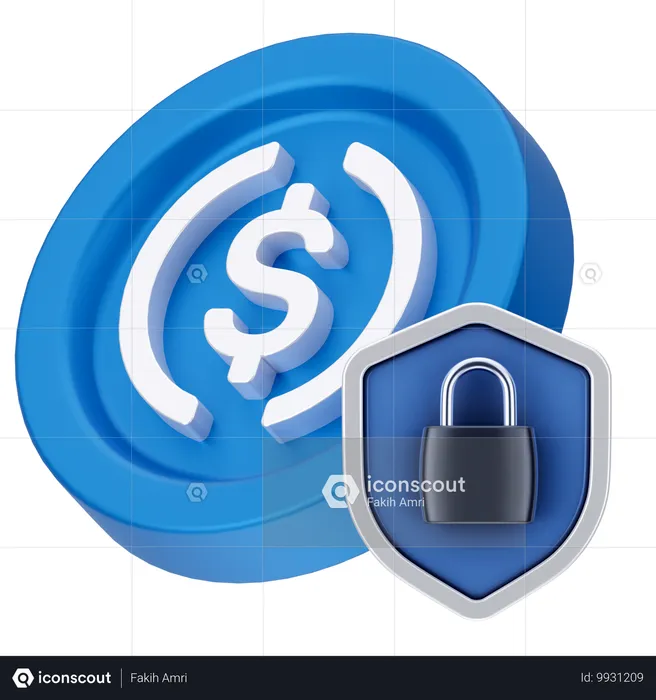 Sécurité financière  3D Icon