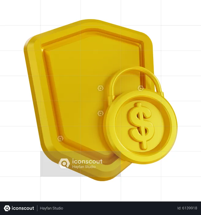 Sécurité financière  3D Icon