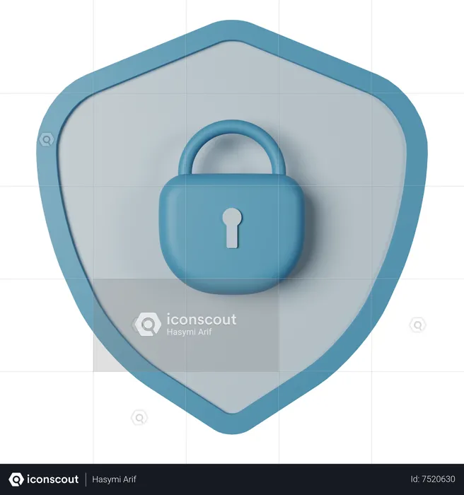 Security  3D Icon