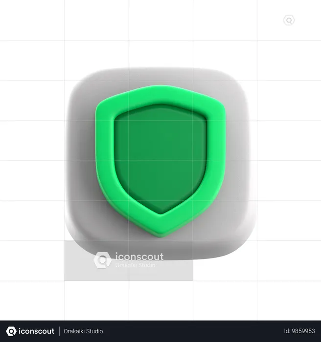 Security  3D Icon