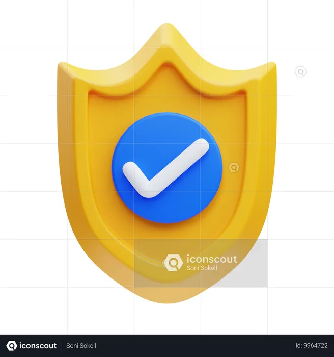 Security  3D Icon