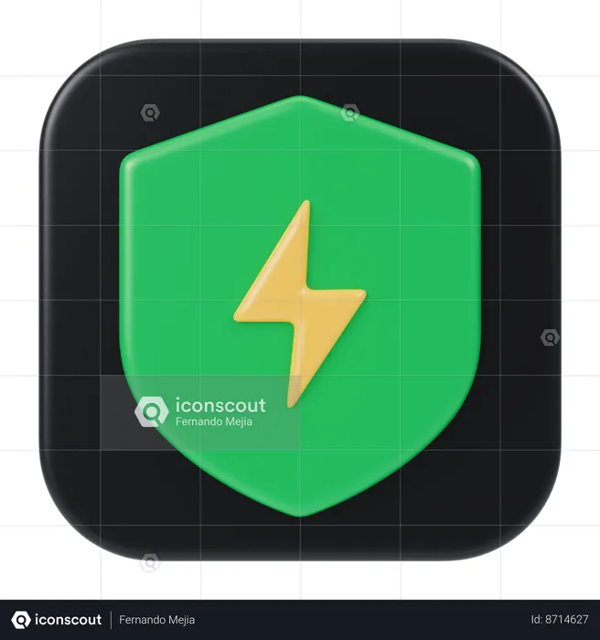 Security App  3D Icon