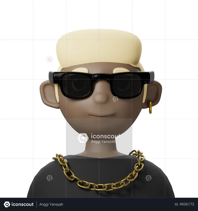 Security Avatar  3D Icon