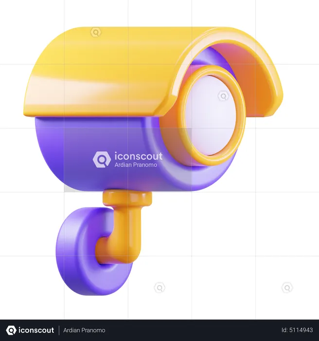 Security Cam  3D Icon