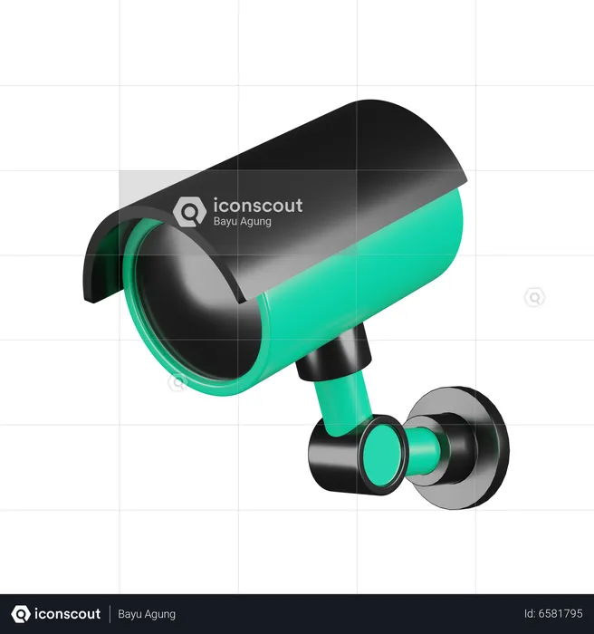 Security Camera  3D Icon